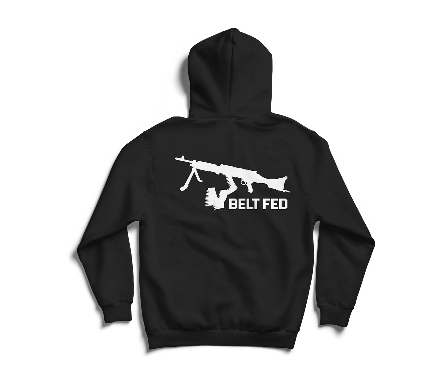 BELT FED - Hoodie (Black)