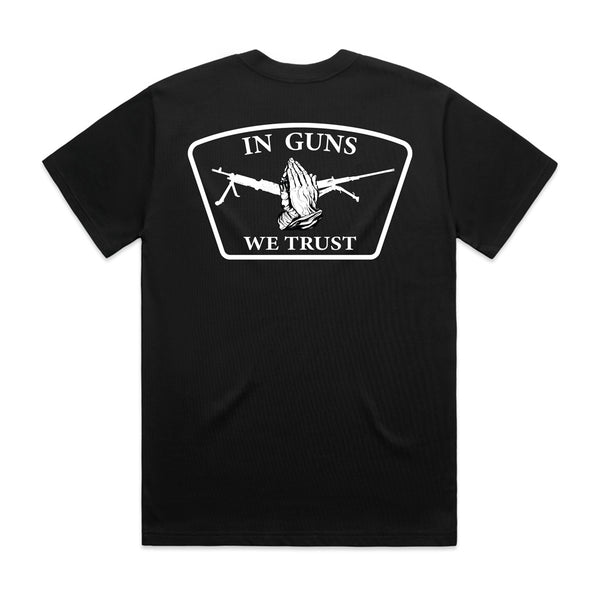 In Guns We Trust (Black Tee)