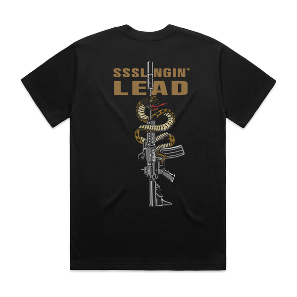 SLINGING LEAD - Tee (Black)