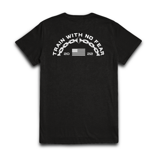 Train with No Fear Tee - Black