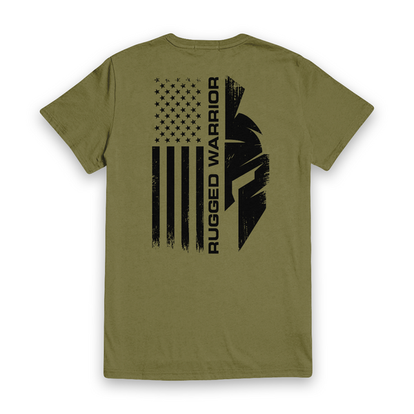 RW USA Tee - Military Green